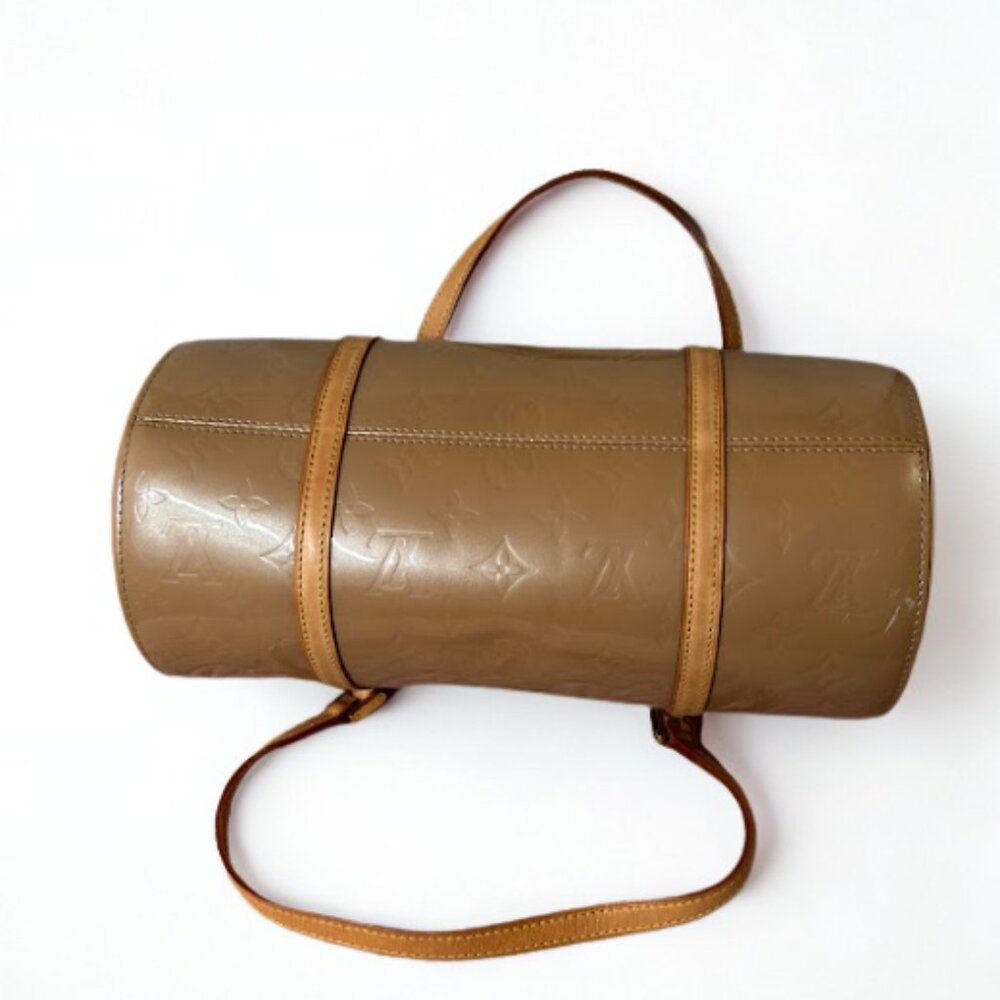 Vintage LV AUTH Bedford Handbag Beige Vernis - Picture 6 of 14